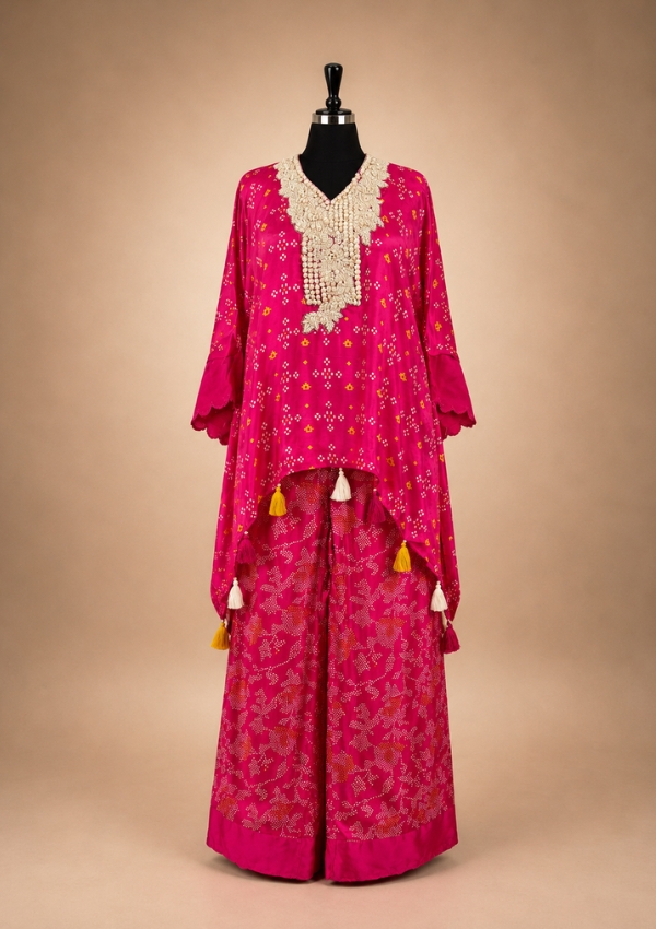 Pink Kaftan Pant Set